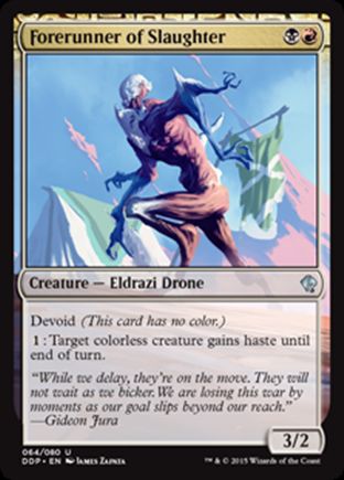 Forerunner of Slaughter | Zendikar vs Eldrazi