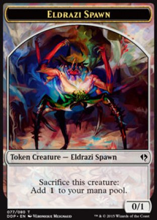 Eldrazi Spawn token | Zendikar vs Eldrazi