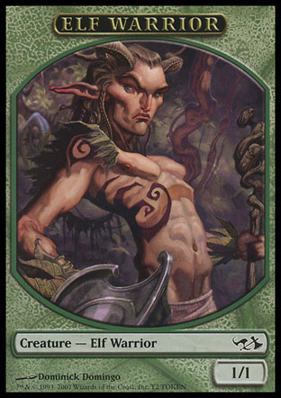Elf Warrior token | Elves vs Goblins