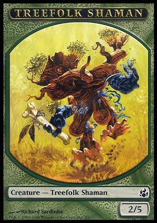 Treefolk Shaman token | Morningtide