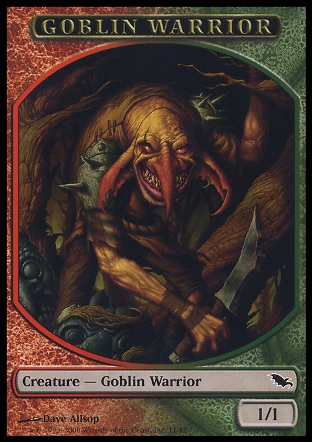 Goblin Warrior token | Shadowmoor