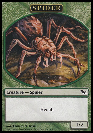 Spider token | Shadowmoor