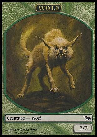 Wolf token | Shadowmoor