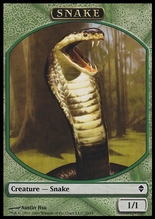 Snake token | Zendikar