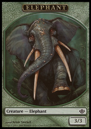 Elephant token | Garruk vs Liliana