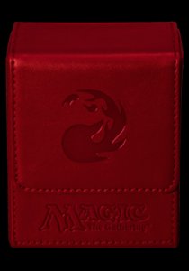 Deck Box Flip Mana Red