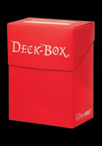 Deck Box Solid Red