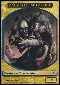 Zombie Wizard token
