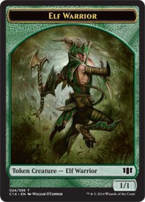 Elf Warrior token