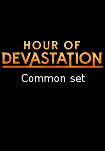 -HOU- Hour of Devastation Common Set