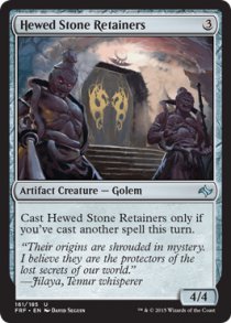 Hewed Stone Retainers