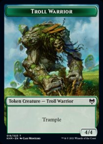 Troll Warrior token