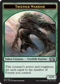 Treefolk Warrior token