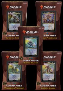 -C21- Commander 2021 set van 5 decks